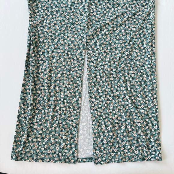 Z supply Melinda Ditsy Mini Print Maxi Dress Size L NWT - Picture 8 of 8